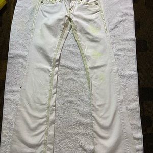 ROCK REVIVAL DEBBIE (SNOW WHITE) BOOT CUT GLOW-IN-THE-DARK JEANS